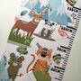 Personalised Tribal Animals Height Chart, thumbnail 3 of 5