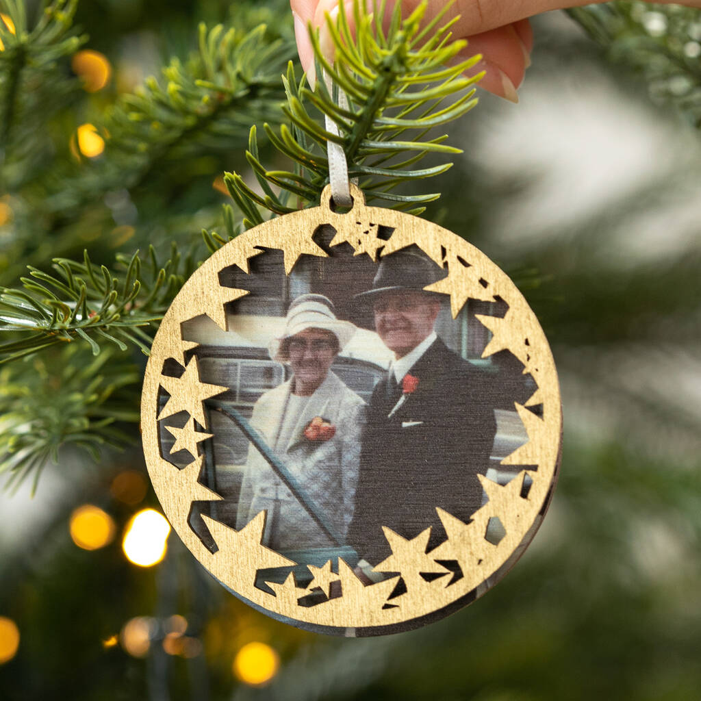 Personalised Photo Christmas Memory Bauble, 1 of 6