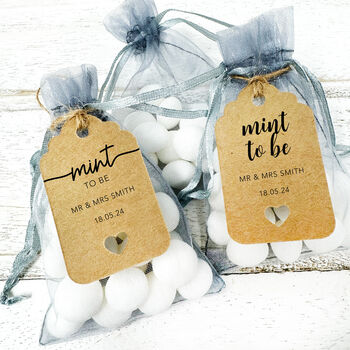 Mint To Be Wedding Favour Tags, 4 of 7