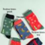 Men’s Christmas Bamboo Socks, thumbnail 4 of 5