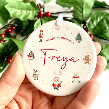 Personalised Christmas Tree Decoration Keepsake, 3 of 4