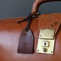 Personalised Leather Luggage Tag, thumbnail 5 of 7