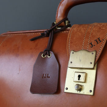 Personalised Leather Luggage Tag, 5 of 7