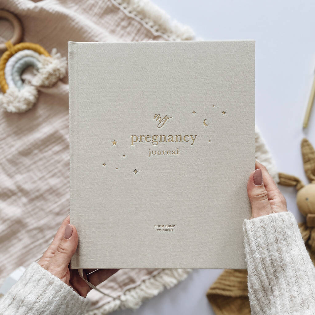 My Pregnancy Journal Pearl With Gilded Edges, 1 of 12