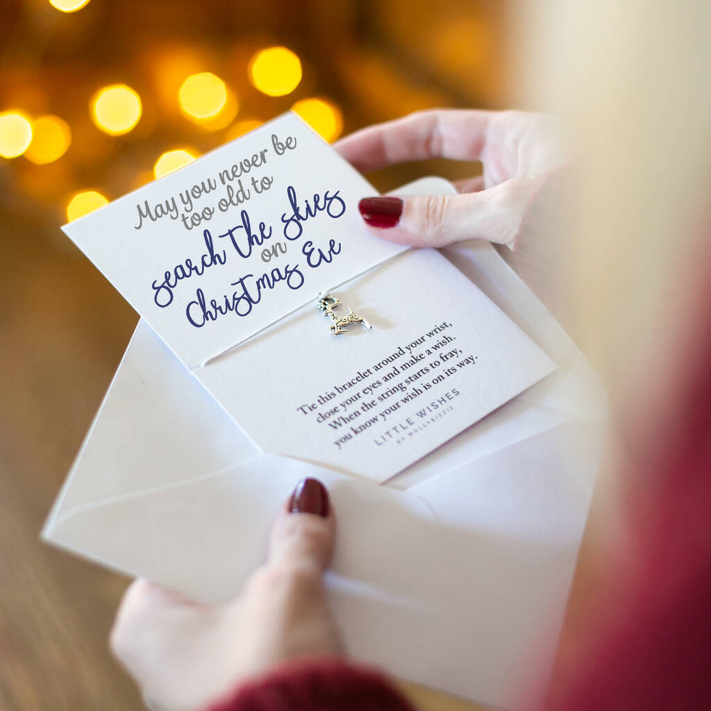 A Handmade Little Wish Bracelet Gift For Christmas By by Molly&Izzie |  notonthehighstreet.com