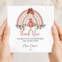 Teacher Rainbow Thank You Card, Key Worker Appreciation End Of Term Gift, Choice Of Designs, thumbnail 1 of 3