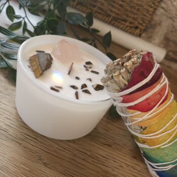 Chakra Crystal Candles And Sage Wands, 7 of 11