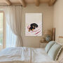 Dachshund Dog Pastel Portrait Art Print, thumbnail 3 of 3