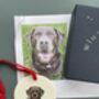 Dog Portrait Christmas Decoration, Gift For Dog Lover, thumbnail 4 of 12