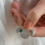 Personalised Peekaboo Clover Enamel Lucky Charm Locket, thumbnail 1 of 3