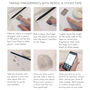 Personalised Fingerprint Wooden Keyring, thumbnail 4 of 4