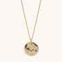 October Birthstone Necklace 18ct Gold Plate, thumbnail 2 of 6