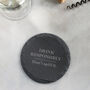 Don't Spill It! Funny Quote Engraved Slate Coaster, thumbnail 2 of 4