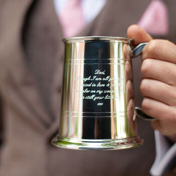 Corporate Gifting Three Engraved Tankards, 4 of 9