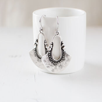 Silver Plated Statement Earrings, 3 of 7