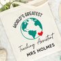 World's Greatest Teacher Tote Bag, thumbnail 2 of 2