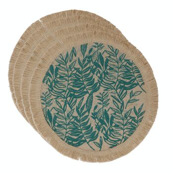 Indo Green Placemats Set Of Four, 2 of 6