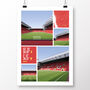 Liverpool Fc Views Of Anfield Poster, thumbnail 2 of 5