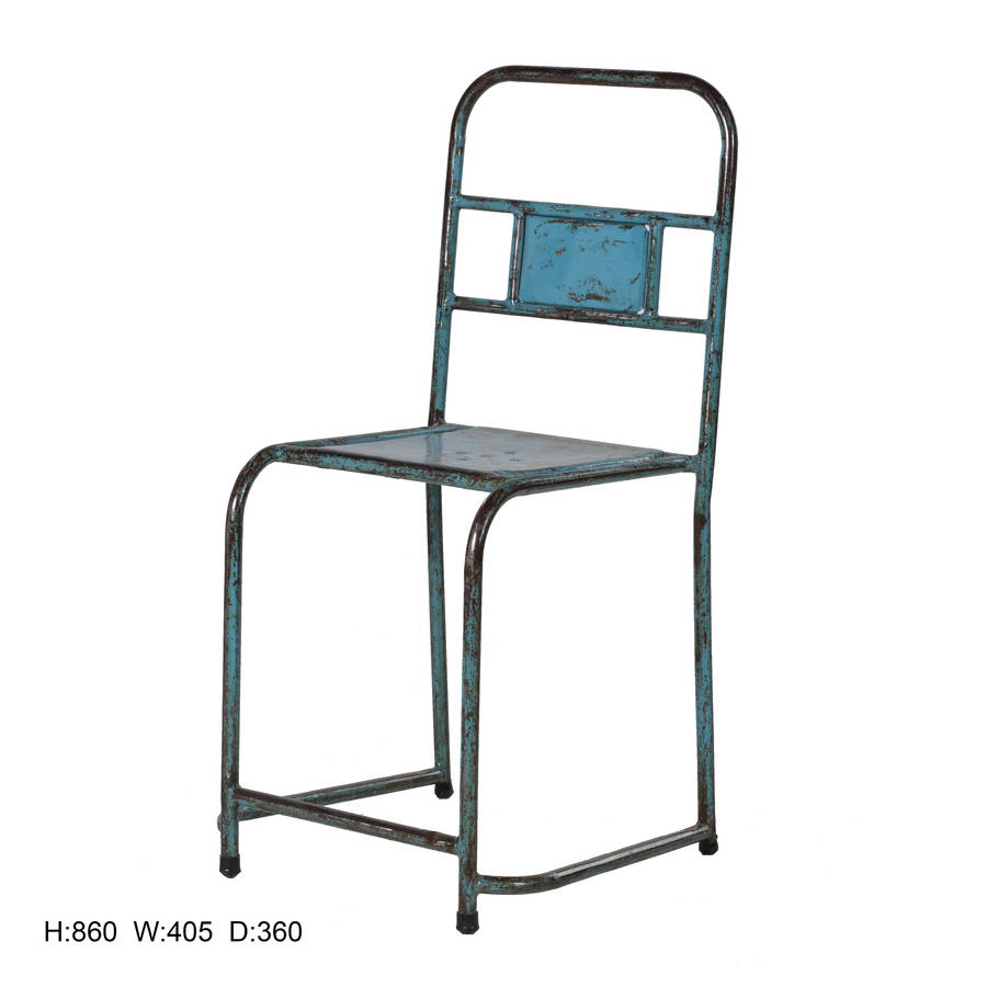 metal school chair by the forest & co