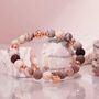 Positivity Crystal Bracelet With Love Lock Charm, thumbnail 2 of 8