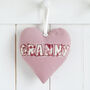 Personalised Hanging Heart Gift For Mum / Grandma, thumbnail 10 of 11