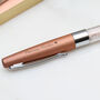 Rose Gold Crystal Sparkle Personalised Pen, thumbnail 2 of 4