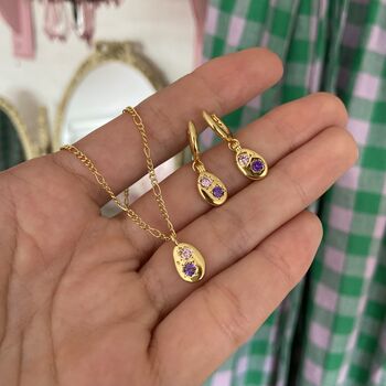 Gemstone Mini Pebble Necklace, 3 of 12