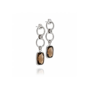 Desert Sunlight Chandelier Earrings In Sterling Silver, 2 of 5