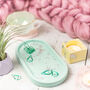 Pastel Oval Jesmonite Trinket Tray, thumbnail 2 of 8