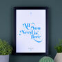 All You Need Is Love Personalised Print, thumbnail 9 of 11