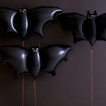 Halloween Bat Balloon Set Of Three, 2 of 3