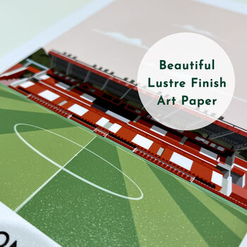 Chelsea Football Stadium Print The Bridge Illustration, 4 of 10