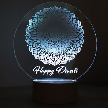 Happy Diwali LED Light Decoration, 4 of 4