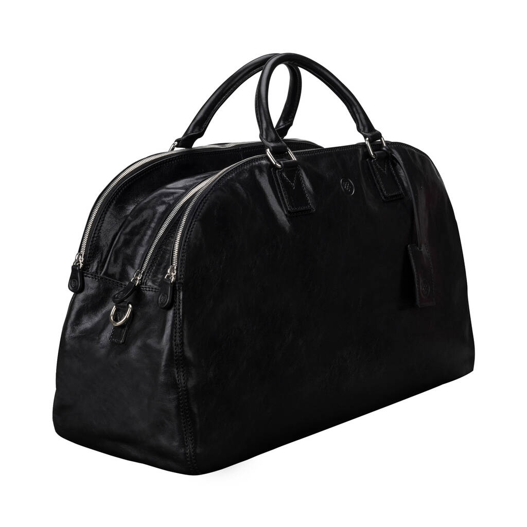 Large Ladies Leather Luggage Bag.'The Liliana L' By Maxwell-Scott