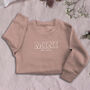 Personalised 'Mini' Embroidered Family Sweatshirt, thumbnail 3 of 10