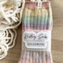 Wrapped Rainbow Knitting Gift Socks, thumbnail 4 of 6