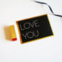 Typography Valentine Card, thumbnail 3 of 3
