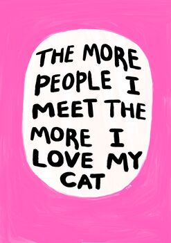 Cat Love Print, 2 of 2