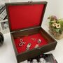 Personalised Large Wooden Jewellery Box, thumbnail 9 of 11