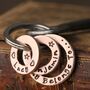 This Daddy Belongs To… Personalised Copper Keyring, thumbnail 1 of 7