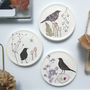 Botanical Bird Mini Wall Plates, thumbnail 1 of 5