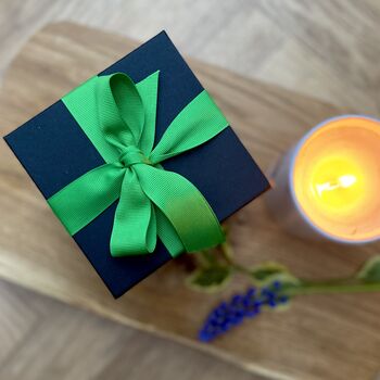 'Christmas Bow' Personalised Jar Candle Gift For Her, 2 of 3