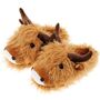 Highland Cow Fluffy Slippers, thumbnail 2 of 3