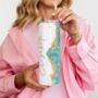 Personalised Glitter Effect Travel Cup – Geode And Marble Style Gift, thumbnail 3 of 9