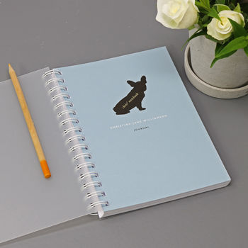 Personalised French Bulldog Lovers Notebook, 2 of 8