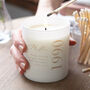30th Birthday Gift For Her Personalised Scented Candle, thumbnail 1 of 10