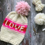 Knitting Kit Love Rainbow Hat, thumbnail 1 of 3