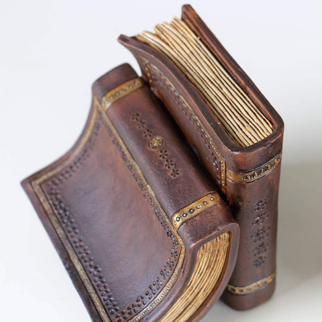 antique style classic literature bookends by dibor