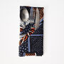 African Print Cotton Napkin | Grey Deji Print, thumbnail 5 of 7