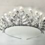 The Agatha Crown Oak Leaf Pearl Tiara, thumbnail 7 of 12